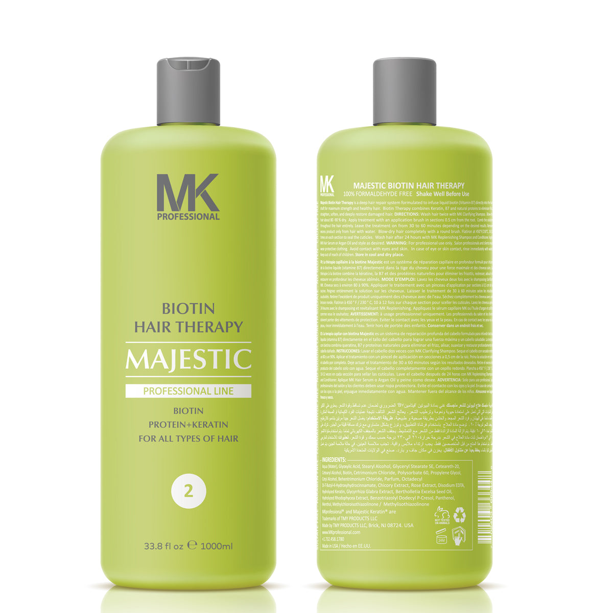 Majestic Biotin Therapy Hair Treatment - FORMALDEHYDE FREE