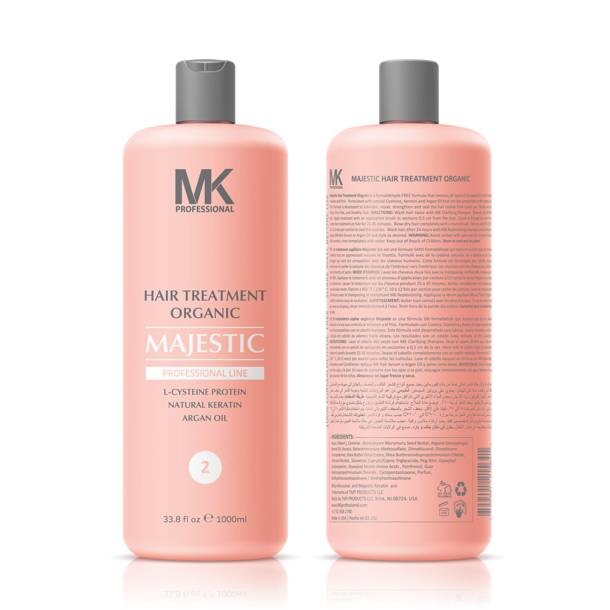 Majestic Organic Hair Treatment- FORMALDEHYDE FREE