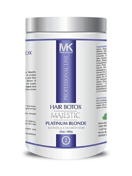 Majestic Hair B.T.X Platinum Blonde Treatment - FORMALDEHYDE FREE