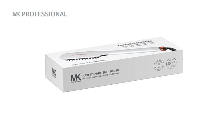 Hair Straightener Brush - With Negative Ion Generator