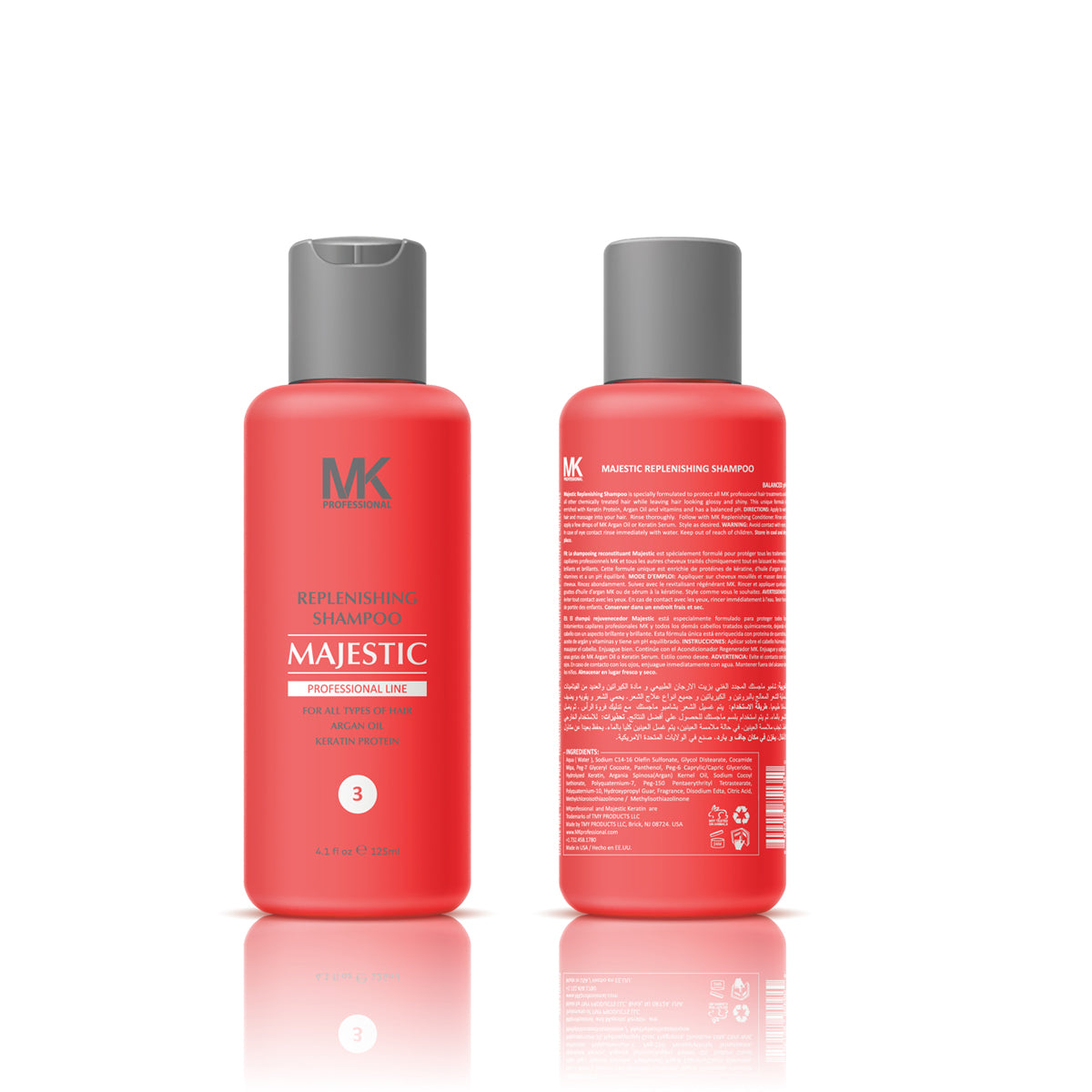 Majestic Keratin Replenishing Shampoo with ARGAN OIL