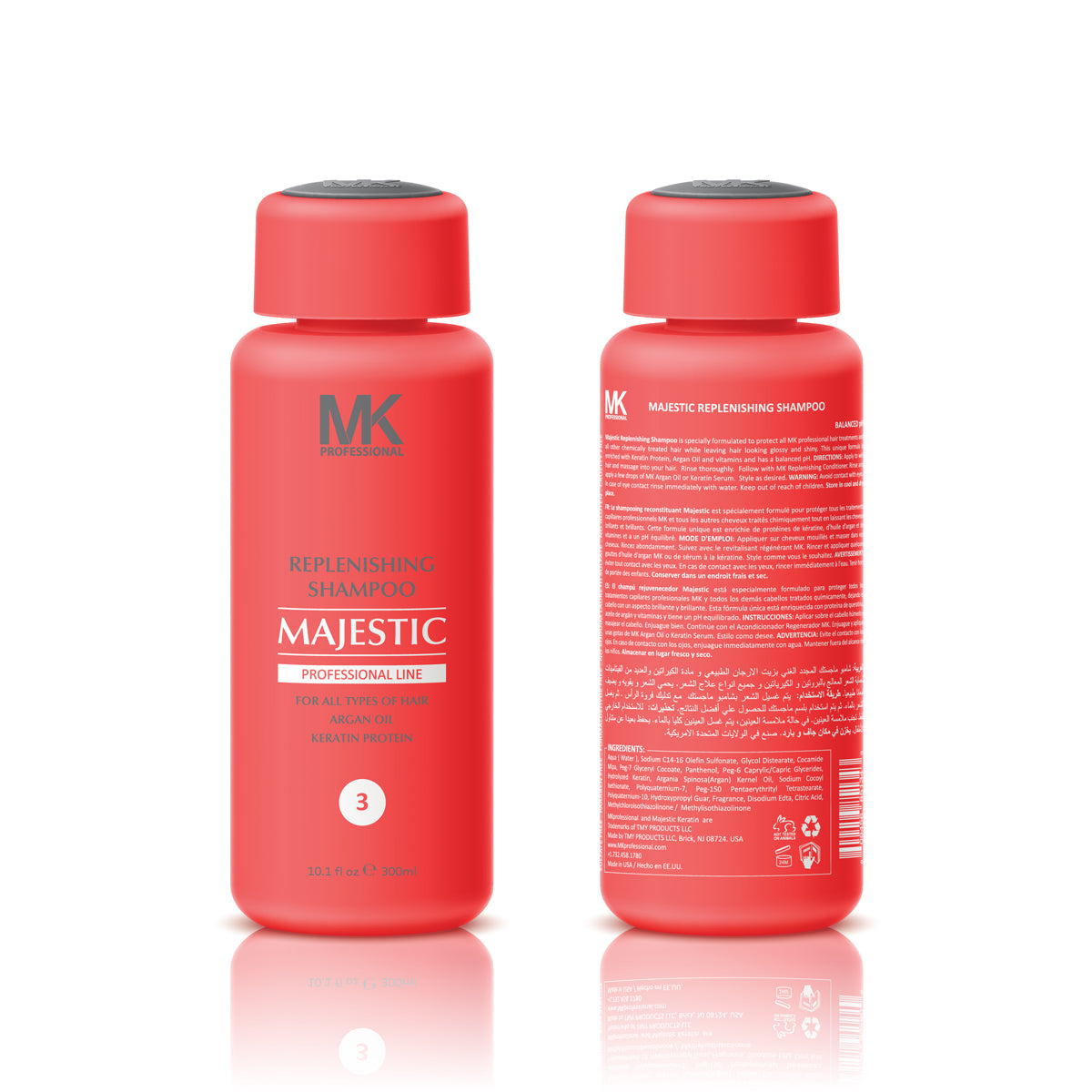 Majestic Keratin Replenishing Shampoo with ARGAN OIL