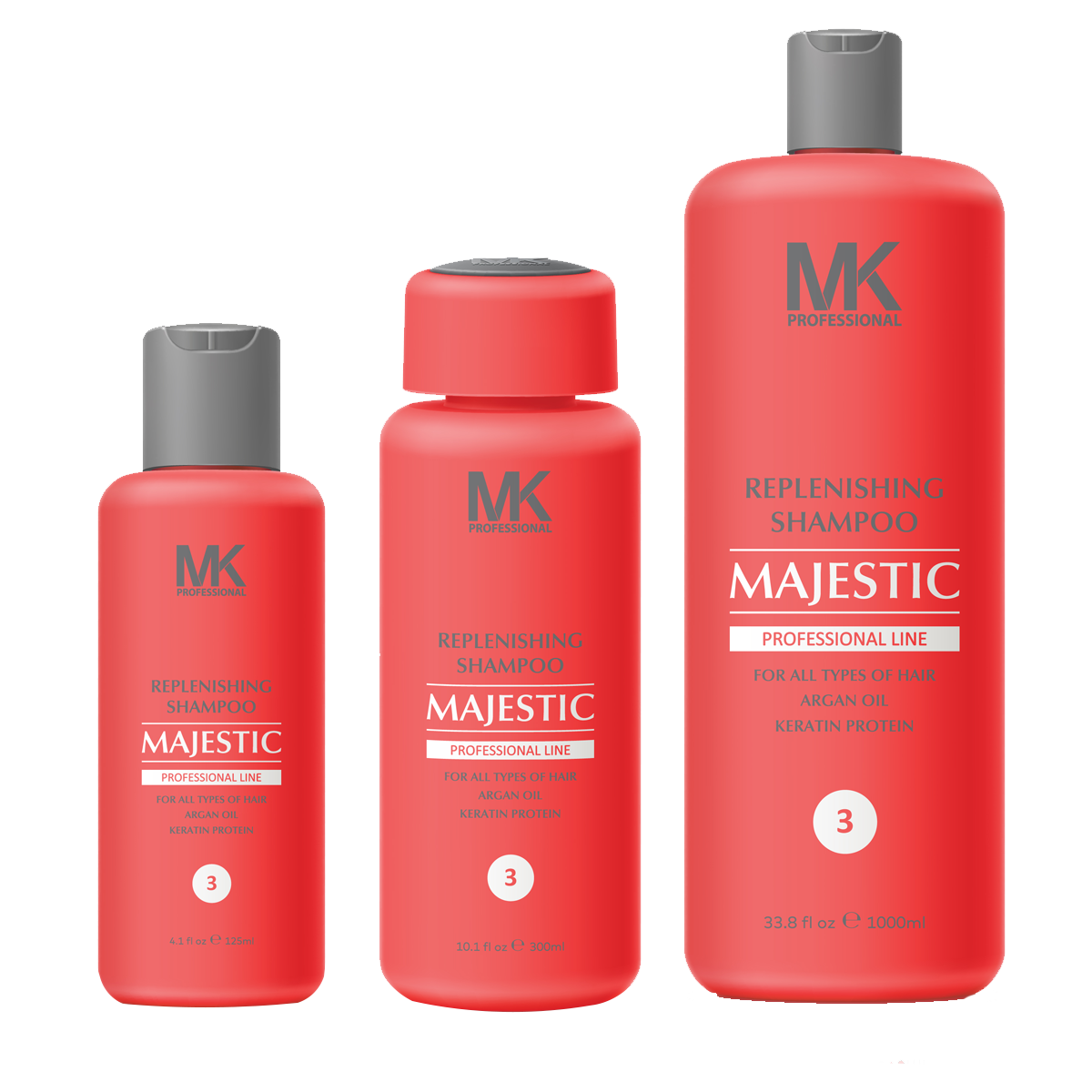 Majestic Keratin Replenishing Shampoo with ARGAN OIL