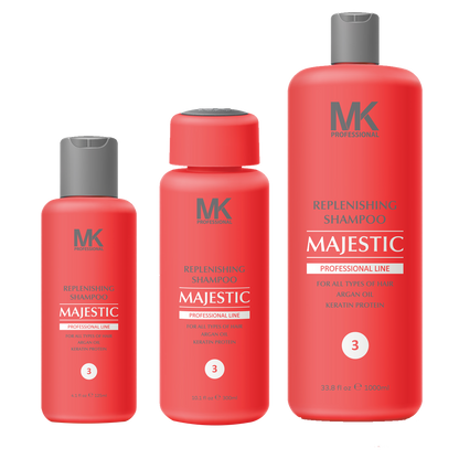 Majestic Keratin Replenishing Shampoo with ARGAN OIL