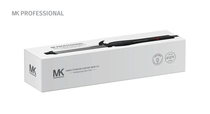 MK Nano Titanium Rotating Curling Iron - 1 inch