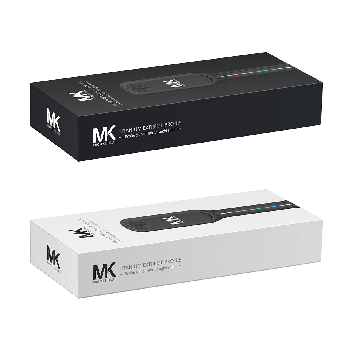 MK Silver Titanium Extreme Pro Hair Straightener