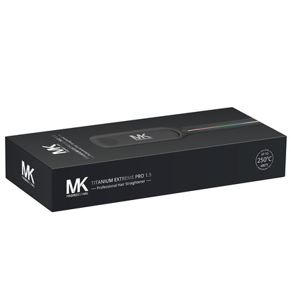 MK Silver Titanium Extreme Pro Hair Straightener