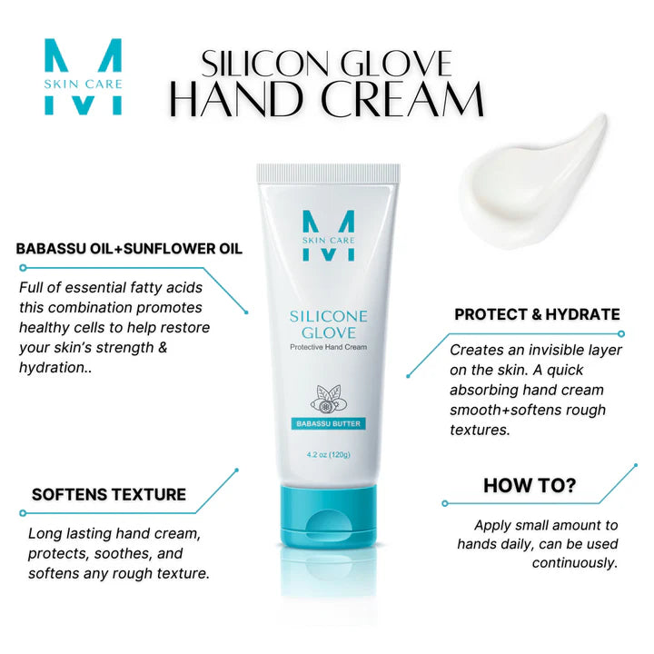 Majestic Skin Care Silicone Glove Hand Cream (120g)